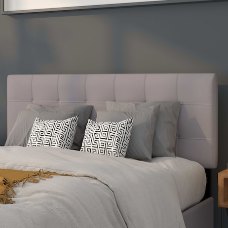 Flash Furniture Full Bedford, Headboard, Gray Fabric HG-HB1704-F-LG-GG